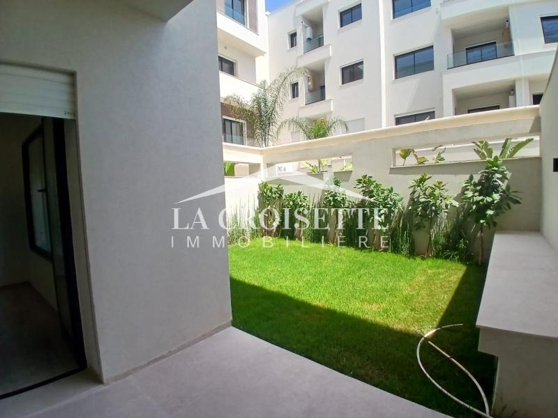 Appartement S+1 avec jardin aux Jardins de Carthage